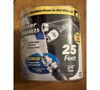 7.6m Come Visto IN TV Pocket Hose Argento Pallottola Leggero No Kink Garden Tubo