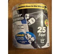 7.6m Come Visto IN TV Pocket Hose Argento Pallottola Leggero No Kink Garden Tubo