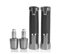 7/8'' 22mm CNC Motorcycle Hand Grips Handle Bar Handlebar Grip End Plug Per CBR650R CBR650 R CBR 650 R 2018 2019 2020 2021(Grey)