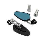 7/8" 22mm CNC Motorcycle Rearview Mirrors Universal Clear Glass Scooter Bar End Handlebar Mirror Rear View Mirror Accessories,Wider Vision
