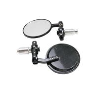 7/8 "22mm Convex Manubrio Bar End Mirror Per Cafe Racer Bobber Old School