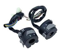 7/8" 22mm Interruttore Manubrio Per Moto Spia Faro Indicatore Di Direzione Clacson Pulsante Di Avviamento E Spegnimento Con Luci Lampeggianti Colorate Per Moto Interruttore Manubrio Moto