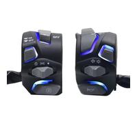 7/8'' 22mm Interruttore Universale Per Manubrio Moto Spia Faro Indicatore Direzione Clacson Pulsante Di Avviamento Spegnimento Con Luce Ricambi Moto