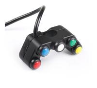 7/8" 22mm Interruttori Moto Montaggio Su Manubrio Fari Indicatori Direzione Fendinebbia Clacson ON OFF Avviamento Spegnimento 12V In Plastica Moto Interruttore Manubrio Moto