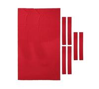 7/8/9FT Tappetino di ricambio in feltro for tavolo da biliardo Tovaglia professionale Accessori for Panno per biliardo(Red,9FT)
