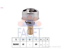 7.8246 FACET Termostato, Refrigerante per RENAULT,VOLVO