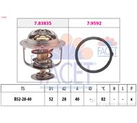 7.8383 FACET Termostato, Refrigerante per FORD,MAZDA