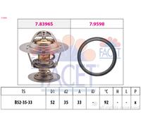 7.8396 FACET Termostato, Refrigerante per FORD
