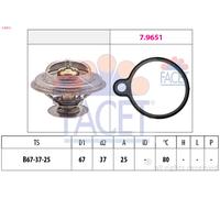 7.8613 FACET Termostato, Refrigerante per MERCEDES-BENZ,PUCH