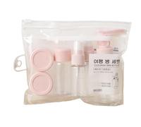 7/9 Pz Contenitori Da Viaggio Set Bottiglie Da Viaggio Bottiglie Cosmetiche Contenitore Vuoto Shampoo Per Crema Shampoo