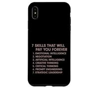 7 abilità che ti pagheranno per sempre AI Prompt Engineering Fun Custodia per iPhone XS Max