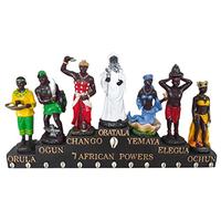 7 African Powers statua 33 cm Seven African Powers Estatua Orisha statue Black Saints scultura