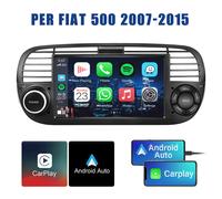 7" Android 11 Carplay Car Stereo Radio 1+16G GPS BT WIFI per Fiat 500 2007-2015