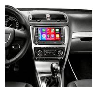 7" Android 14 Autoradio per Skoda Octavia 2006-2012, 2+64G Touch Screen Head Unit GPS Navi Bluetooth Doppio Din Radio con Wireless Carplay Android Backup Camera WiFi FM/RDS Mirror Link SWC