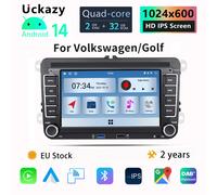 7 "Android 14 autoradio per VW Passat B6 B7 CC T5 Amarok Volksagen Skoda Octavia2 Tiguan Seat leon Golf 56 Multimedia GPS Carplay 2GB 32GB ROMOBD2CAM