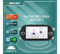 7 "Android 7862 Octa Core Autoradio per Fiat Tipo Egea 2015 2016 2017 Lettore video multimediale 4G Carplay GPS Unità principale stereo SWC