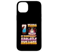 7 anni Axolotly Impressionante Carino Axolotl 7° Compleanno Bambini Custodia per iPhone 14 Plus