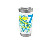 7 ANNI DINO COMPLEANNO BIMBO DINOSAURIER 7° COMPLEANNO Bicchiere termico in acciaio inox doppia parete
