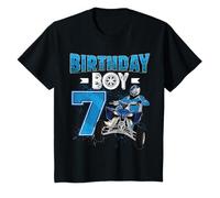 7 anni quad ATV quattro ruote 7 ° compleanno ragazzo Maglietta