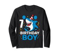7 anni Ragazzi Bambini JawSome Shark 7th Seven Year Birthday Maglia a Manica