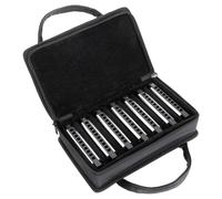 7 Armoniche Set Armonica a Bocca Diatonica Blues in Do Re Mi Fa Sol La Si Chiave