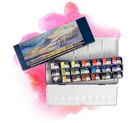 7 Artists Acquerelli Professionali 21 Godets Paesaggio Watercolor Set | Acquarelli Professionali | Colori Acquerello | Aquerelli Set Professionale | Kit Acquerelli | Acquarelli Per Dipingere