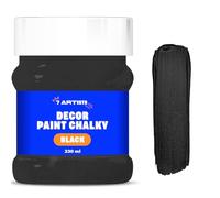 7 Artists Chalk Paint Nero 230 ml Chalk Paint Finitura Opaca | Pittura per Mobili Senza Carteggiare | Chalk Paint Colori | Vernice per Legno | Vintage Paint | Chalk Paint Finitura