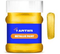 7 Artists Colore Acrilico Oro Barocco Metallizzato 230 ml Tempera Oro | Colori Acrilici Golden | Vernice Acrilica Oro | Pittura Oro | Oro Liquido | Tempera Dorata | Colori Acrilici Metallizzati