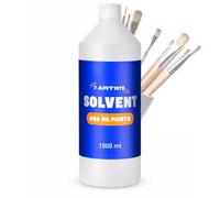 7 Artists Diluente per Colori ad Olio 1000 ml - Medium & Solvente Pittura ad Olio a Basso Odore | Detergente e Pulitore per Pennelli da Pittura per Artisti