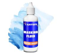 7 Artists Gel Liquido Mascherante 80 ml per Acquerello | Masking Fluid per Tecniche a Strati - Mascheratura Precisa per Stencil, Gouache e Pittura con Acrilico Diluibile