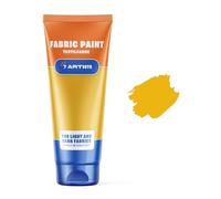 7 Artists Pittura per Tessuti Gialla 60 ml - Tempera per Tessuti, Pelle e Cuoio | Colore Acrilico per Stoffa, Scarpe, Magliette e Jeans Lavabile | Tempere per Vestiti | Fabric Paint Professionale