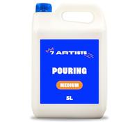 7 Artists Pouring Medium per Colori Acrilici 5L - Medium per Acrilico e Fluid Painting di Alta Qualità