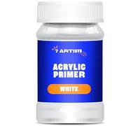 7 Artists Primer Acrilico Bianco 100 ml | Gesso Liquido per Tela e Pittura | Gesso Artistico di Bologna