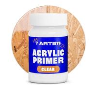 7 Artists Primer Acrilico Trasparente 100 ml - Gesso Artistico per Pittura e Tela, Legno e Carta | Primer Vernice a Base d’Acqua | Gesso Liquido per Decoupage e Tecniche Artistiche