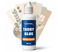 7 Artists Tacky Glue Colla 80 ml - Colla Craft Trasparente per Scrapbooking, Quilling, Carta, Cartoncino e Hobby Creativi | Precision Craft Glue per Progetti Creativi