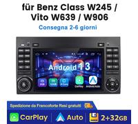 7" Autoradio Android13 Per Benz A/B Klasse Sprinter Viano Vito W169 W245 Crafter
