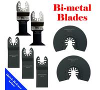 7 Bi-Metallica Lama Oscillante Multi Tool Dewalt Rockwell Hyperlock Bosch Fein