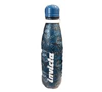 7 Borraccia Invicta Termica in Acciaio Caldo Freddo 500 ml Foglie Blu