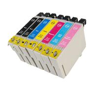 7 Cartucce d'inchiostro compatibile per Epson T0801 T0802 T0803 T0804 T0805 T0806 con CHIP Epson Stylus Photo PX650 PX710W PX810FW PX720WD PX820FWD PX660 PX730WD Stylus Photo PX830FWD