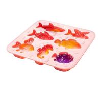 7-Cavity Marine Fish Silicone Mold - Cake Candy Bakeware, Pink Silicone | Marine Life Shape Maker, Resin Artwork Crafting Tool, Beginner Professional Bakery, Cucina Ristorante Fornitura