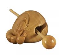 7 centimetri Huangyang Woodfish Portatile Tapping Desktop Decorazione Piccoli Ornamenti