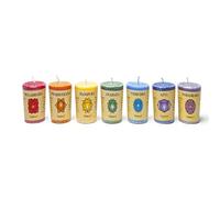 7 Chakra arcobaleno Votive paraffina, Candela profumata, in confezione regalo regalo