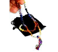 7 Chakra Gemma Preoccupazione Perline Mala Preghiera Perline Salute Felicità ...