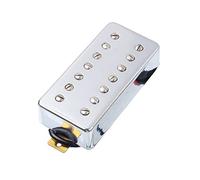 7 Chitarra Stringa Pickup Humbucker Dual In Linea Vite A Taglio A Taglio Per Chitarra Elettrica Chrome Pickup chitarra elettrica (Color : Neck and Bridge)
