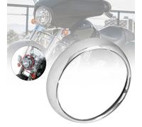 7" Chrome Headlight Trim Ring Light Cover for Touring Road King 67712-83A T9
