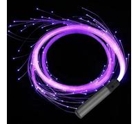 7 Colori Frusta A LED In Fibra Ottica Per Danza, Frusta A Fibra Ottica A Led Per Luce Spaziale, Fruste Illuminazione Girevole A 360° Per Danza, Feste, Spettacoli Di Luce, Festival Musicali