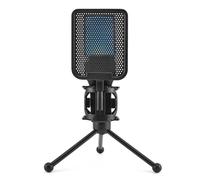 7 Colori Incandescente Microfono Stand Set Con Cancellazione di Rumore Microfono A Condensatore Microfono Da Tavolo USB Per Uso Desktop