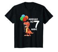 7 Compleanno Bambini & Dinosauro - Regalo Di 7 Anni Maglietta