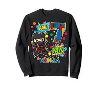 7° Compleanno Boy Ninja Blocks Master Builder Kids Felpa