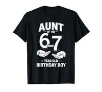 7 Compleanno di Un Anno Ero 6 Ora Sono 7 67 Meme Aunt Maglietta